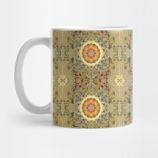 Colorful Mosaic Aztec Pattern Indian Mexican Ethnic Oriental Rug Mug